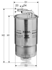 TECNECO FILTERS gs2402 -  Топливный фильтр